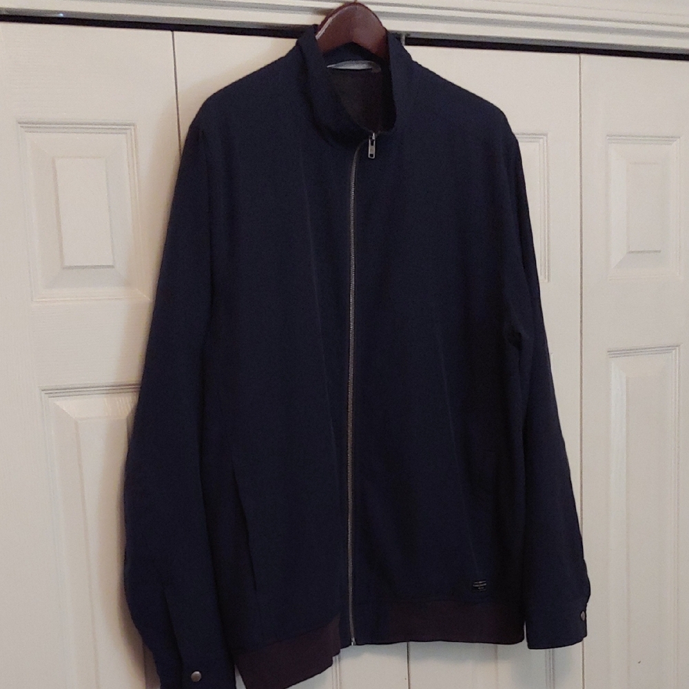 Travis Mathew Navy Windbreaker Jacket